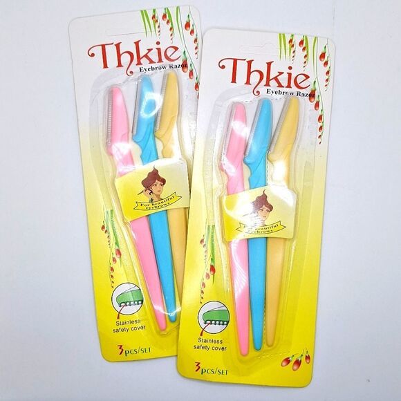 Eyebrow razors face exfoliation tools hair trimming grooming set - Picture 1 of 4